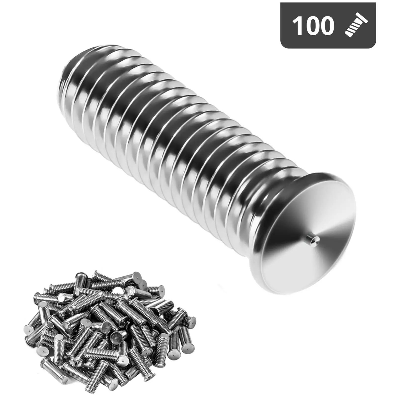 Stud Welder Set - M5 - 15mm - stainless steel - 100 pieces