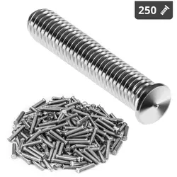 Svetsbult - M5 - 25 mm - rostfritt stål - 250 st
