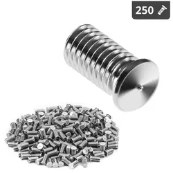 Svetsbult - M8 - 16 mm - rostfritt stål - 250 st