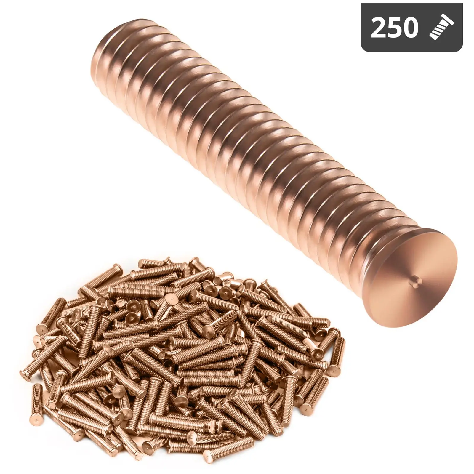 Hitsauspultit - M8 - 40 mm - teräs - 250 kpl