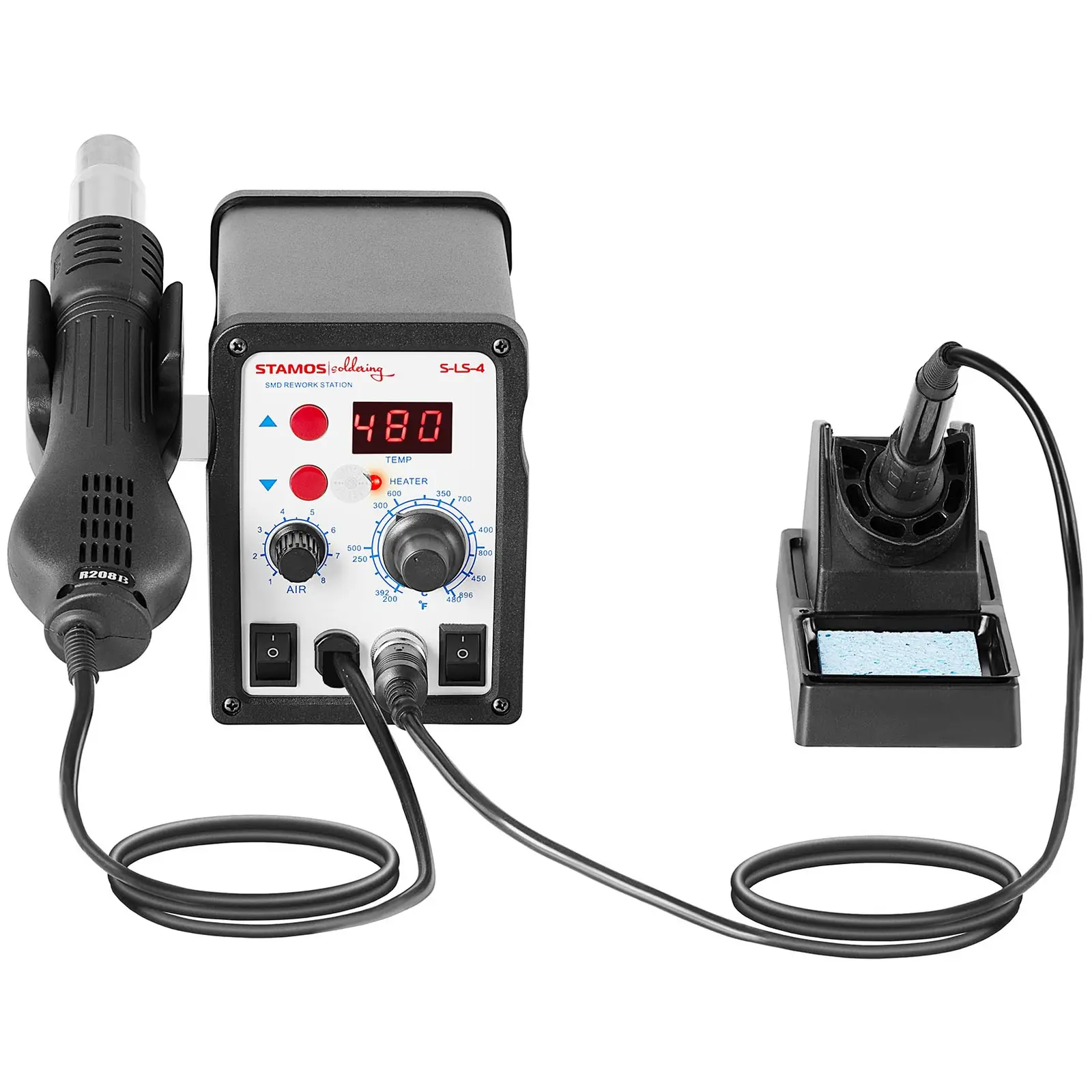 Set Soldering Station - 60 Watt - LED Display + Accessoires