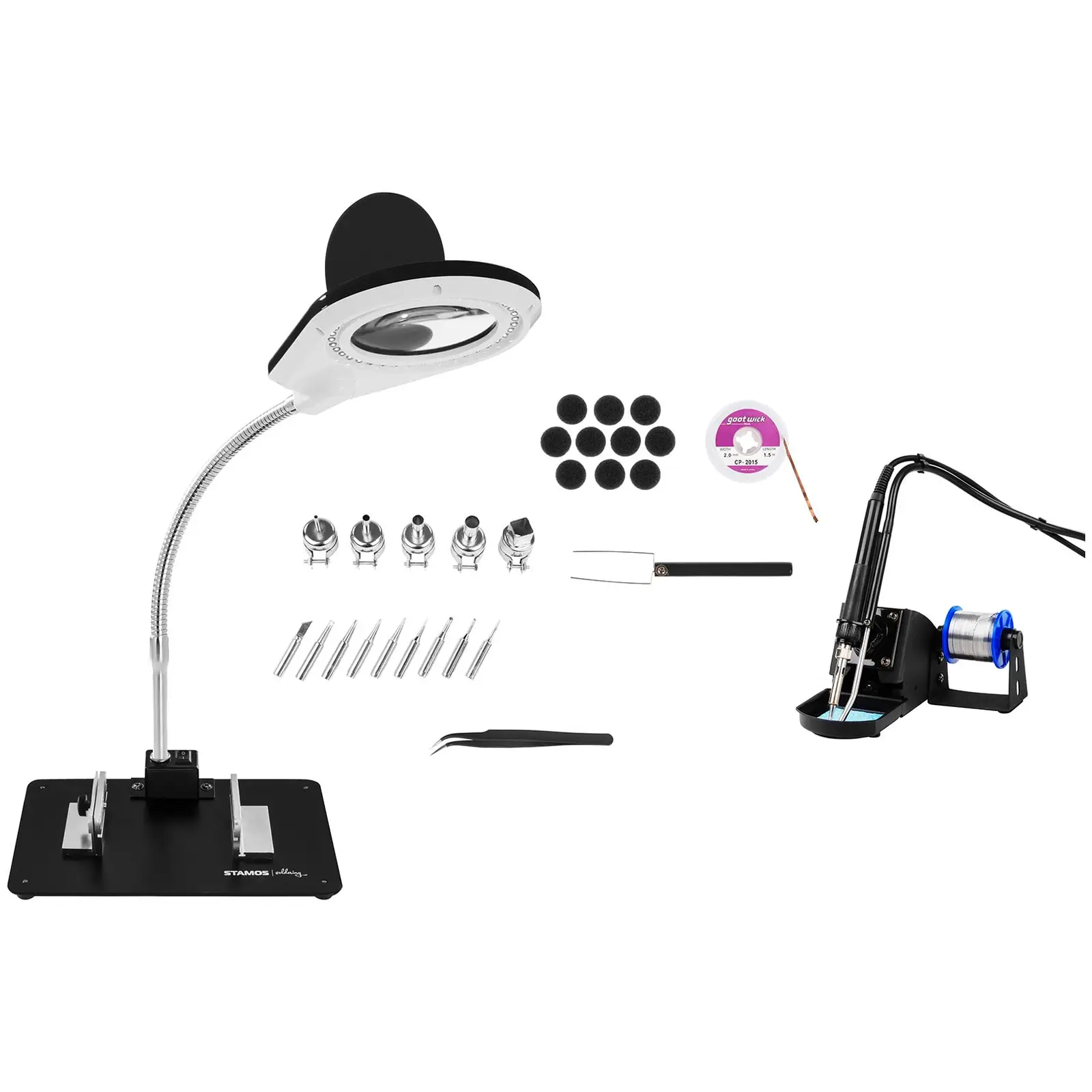 Kit station de soudage avec extraction de fumée + Accessoires (Outil de préhension à vide: Non)