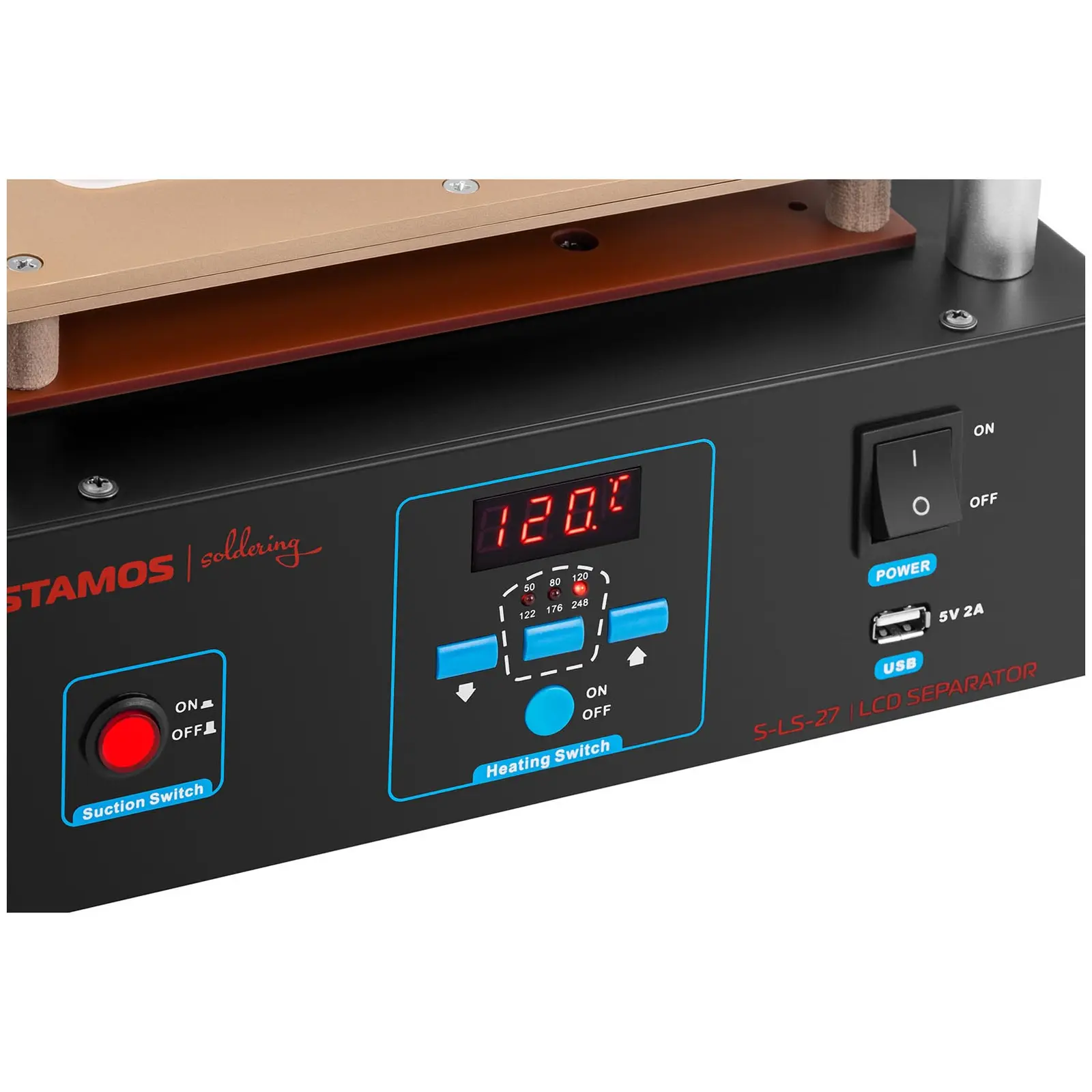 LCD-separator - Upp till 12" - 1180W - LED-skärm - USB-port