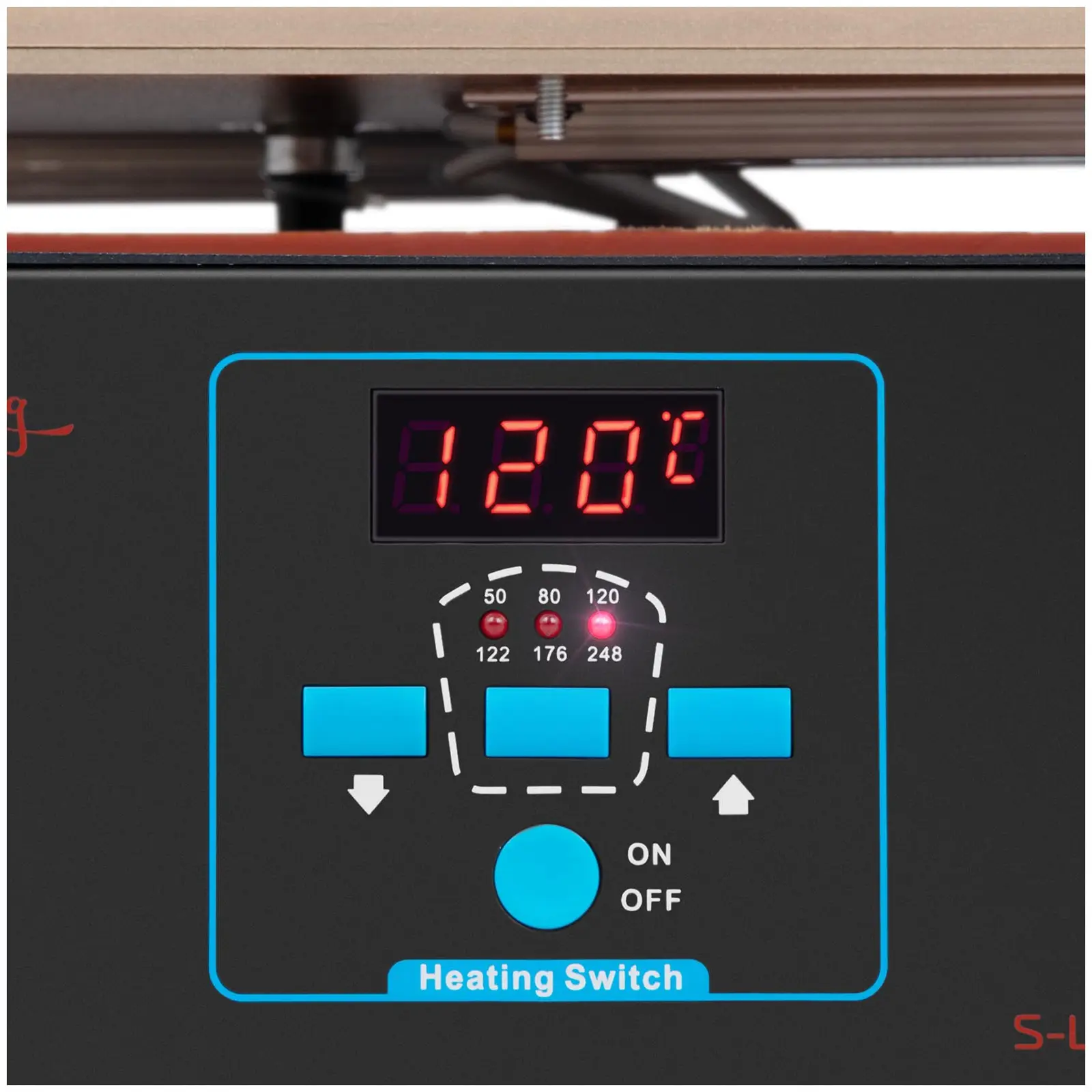 LCD oddělovač - 12 palců (Materiál: Hliník)