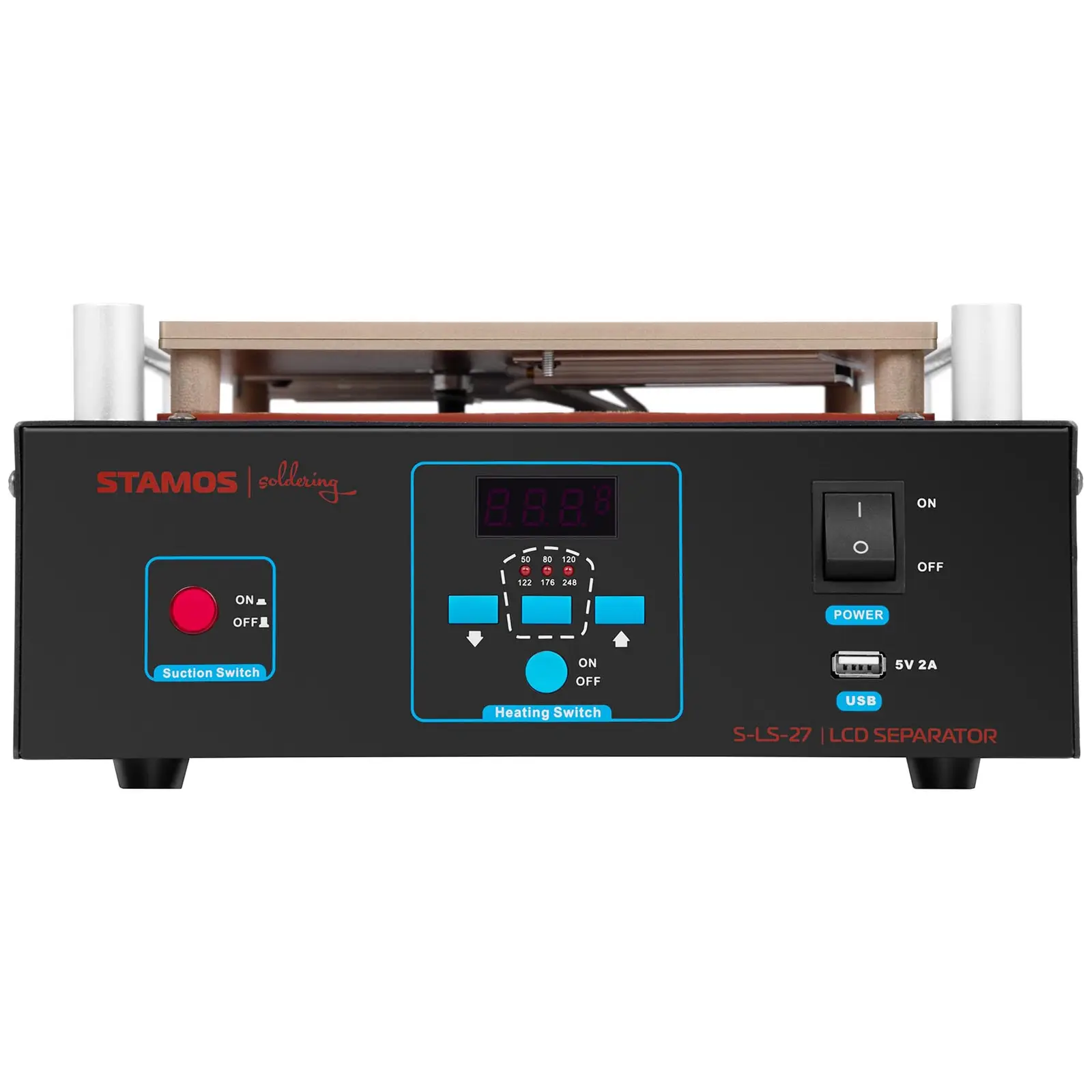 LCD-separator - Upp till 12" - 1180W - LED-skärm - USB-port