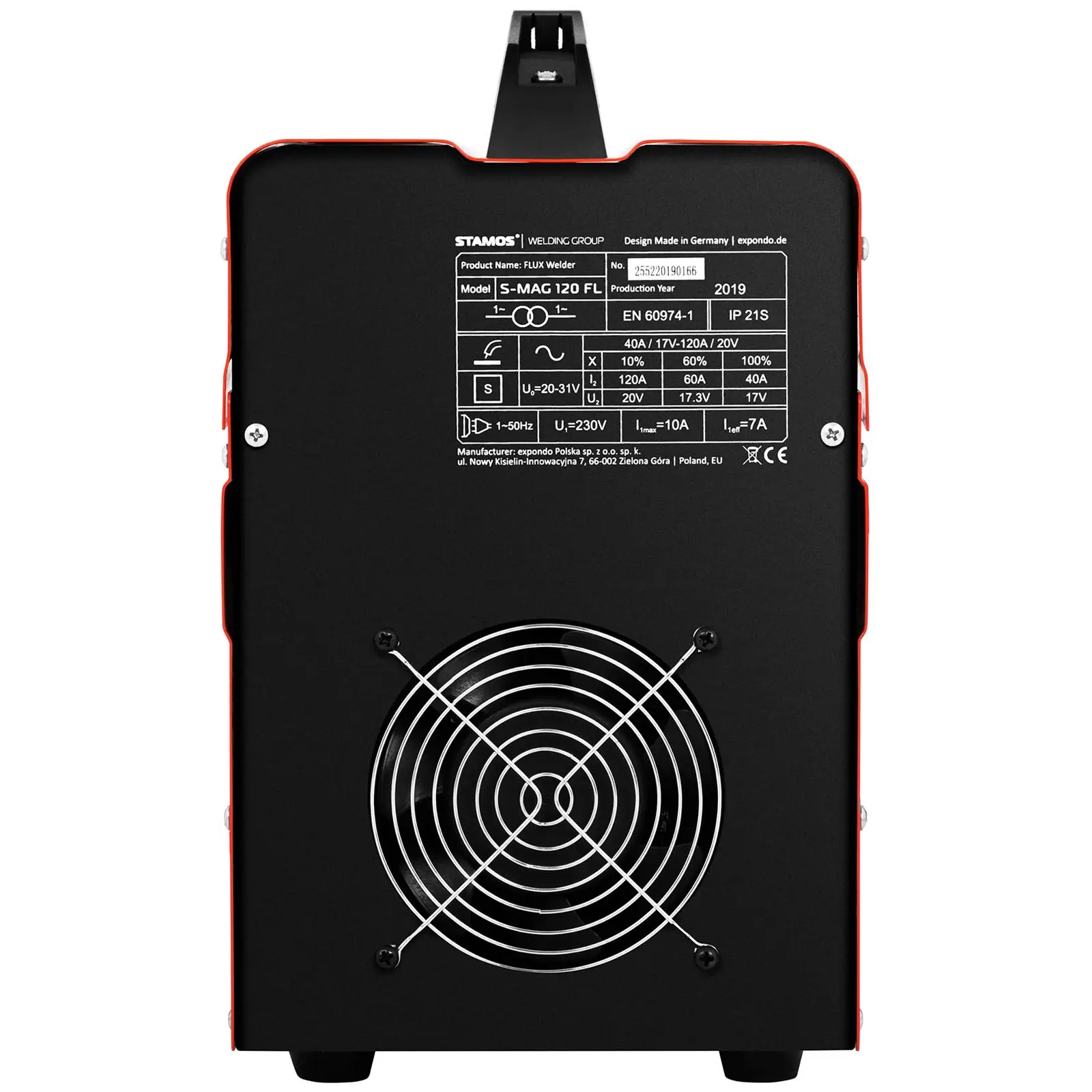 Poste à souder MIG/MAG sans gaz - 120 A (Hot Start: Non)