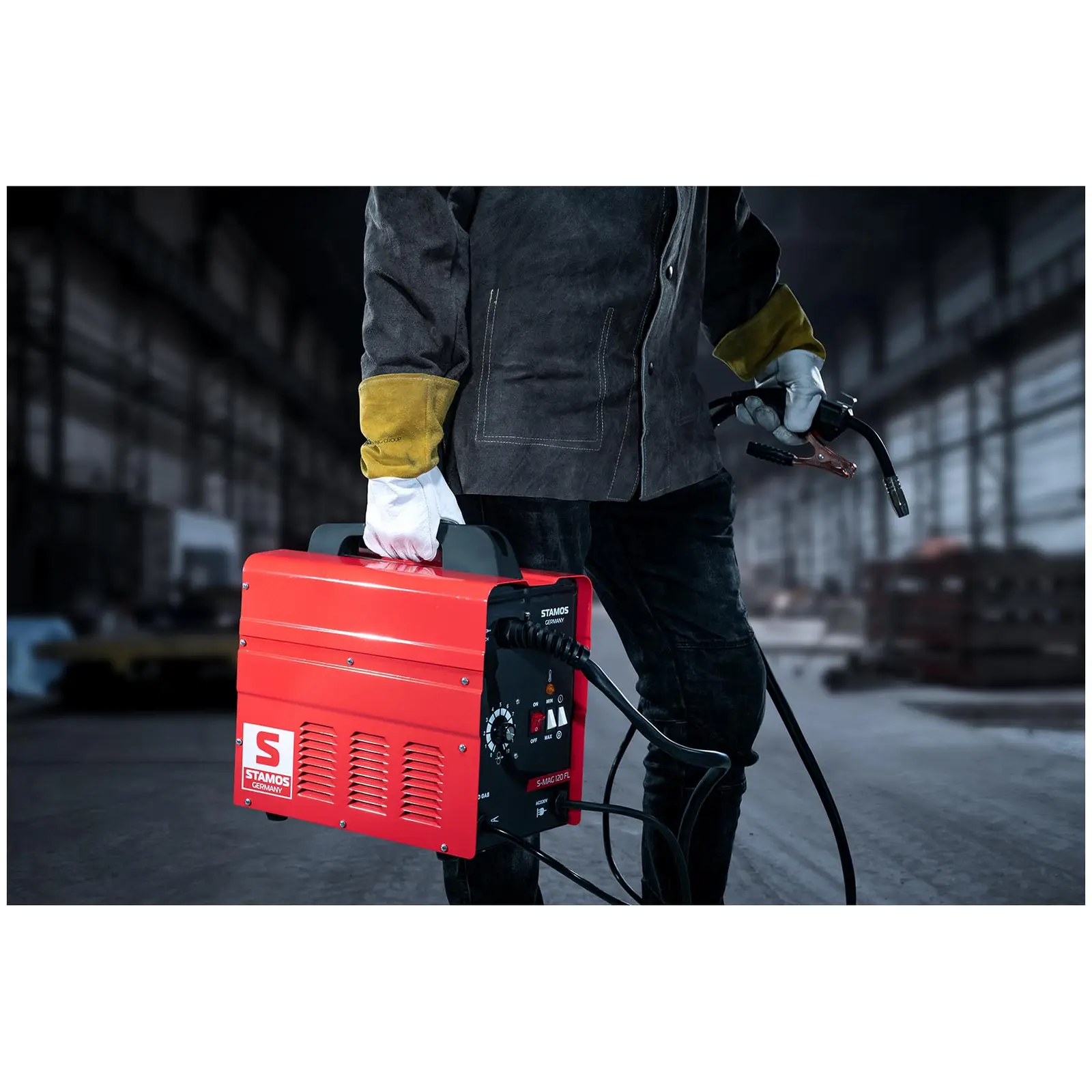 Poste à souder MIG/MAG sans gaz - 120 A (Fonction MMA: Non)