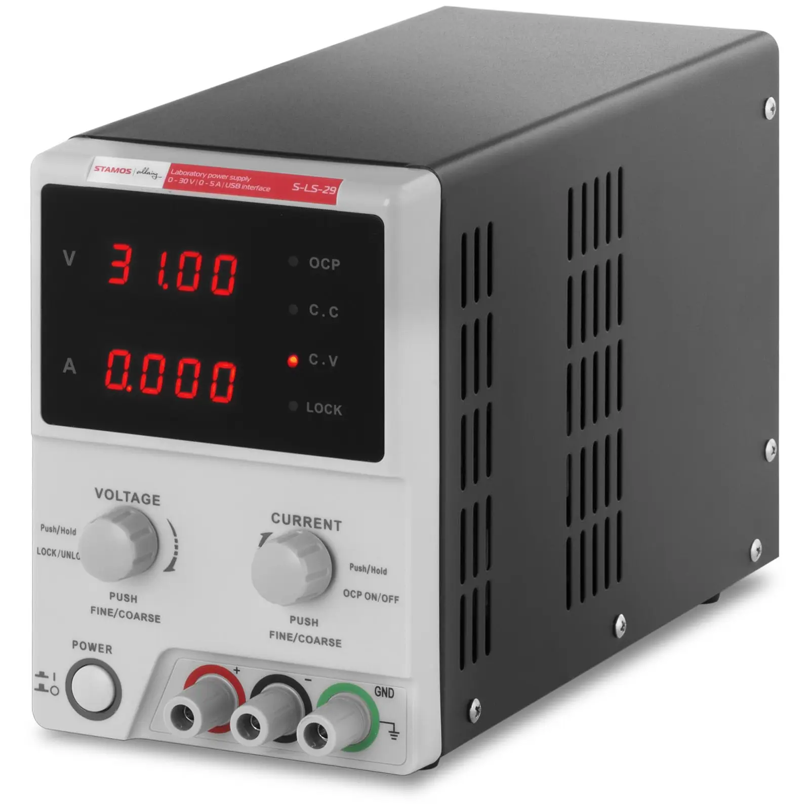 Alimentatore da banco - 0-30 V, 0-5 A DC, 150 W - USB