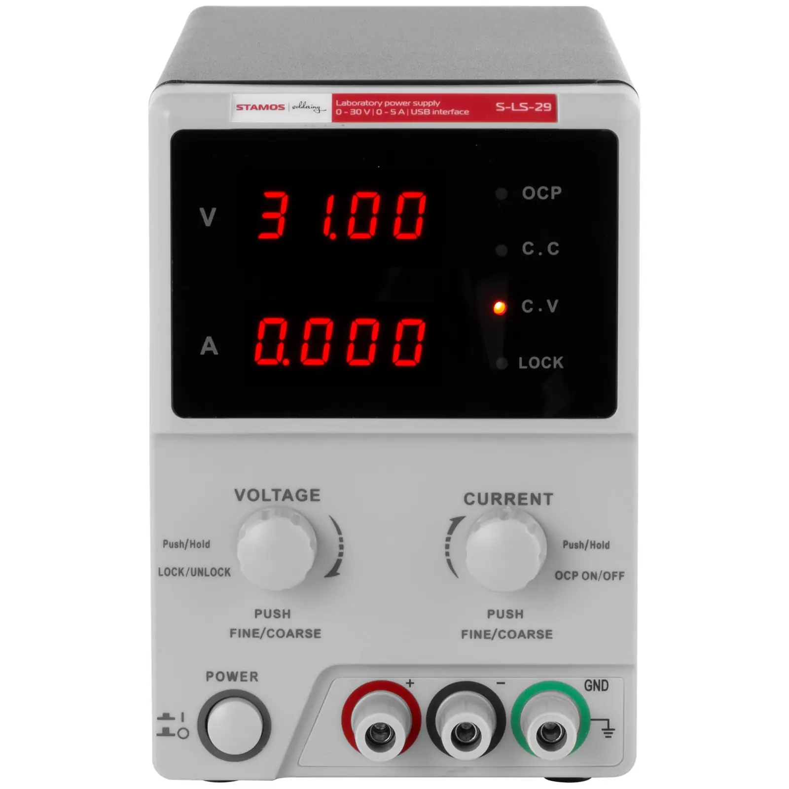 Laboratorní zdroj - 0-30 V, 0-5 A DC - 250 W - USB