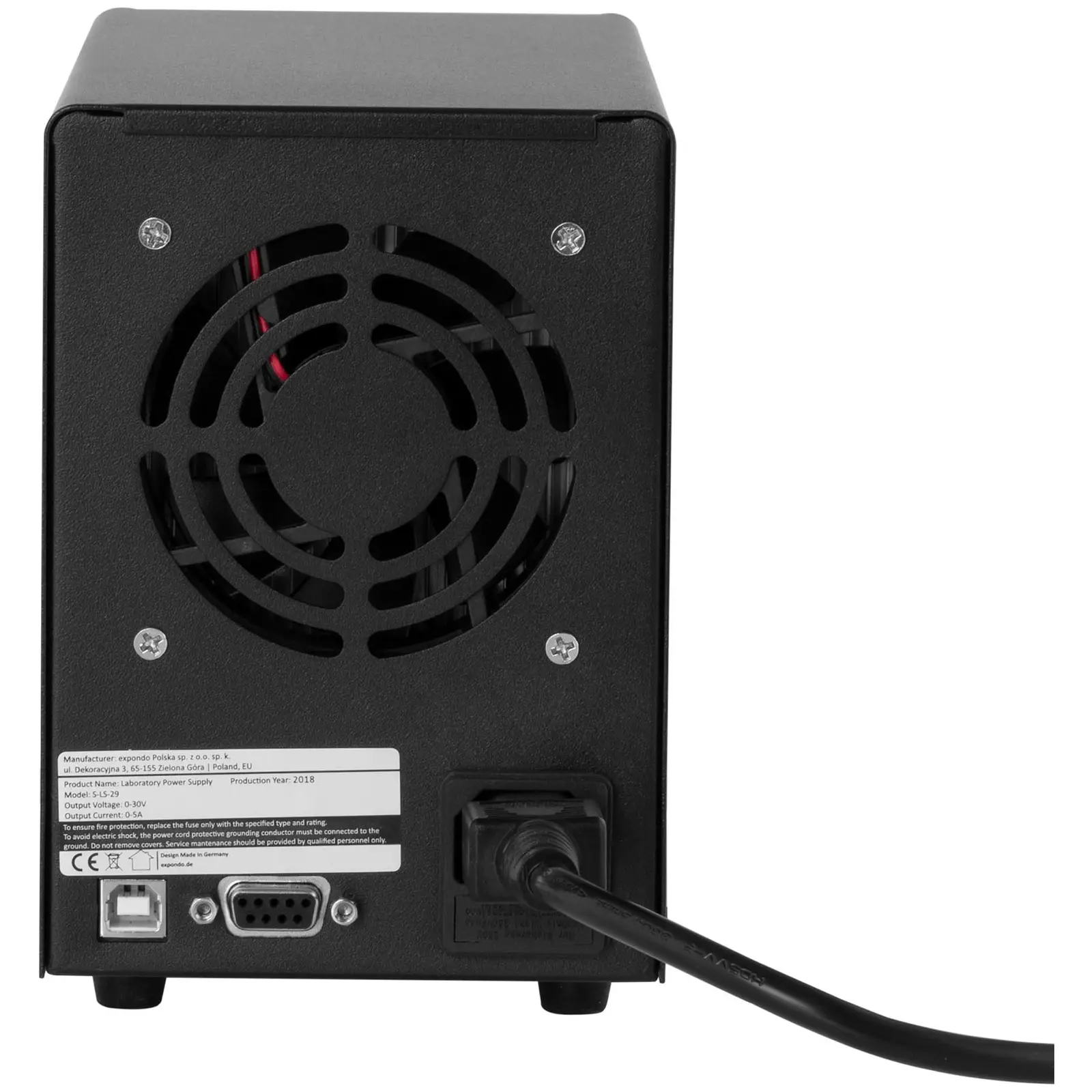 Strømforsyning - 0-30 V, 0-5 A DC, 150 W - USB