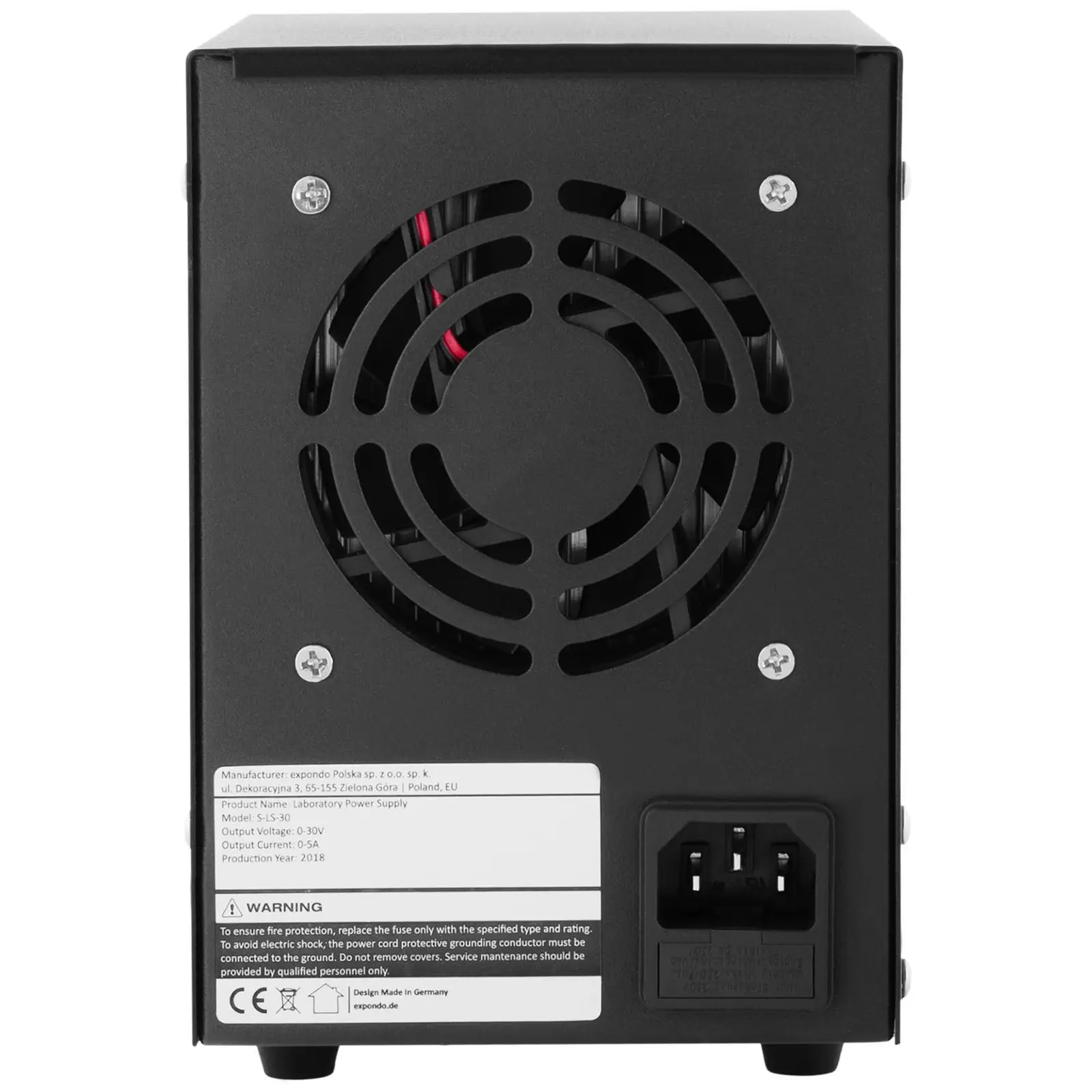 Alimentatore da banco - 0-30 V, 0-5 A CC, 250 W - 4 memorie