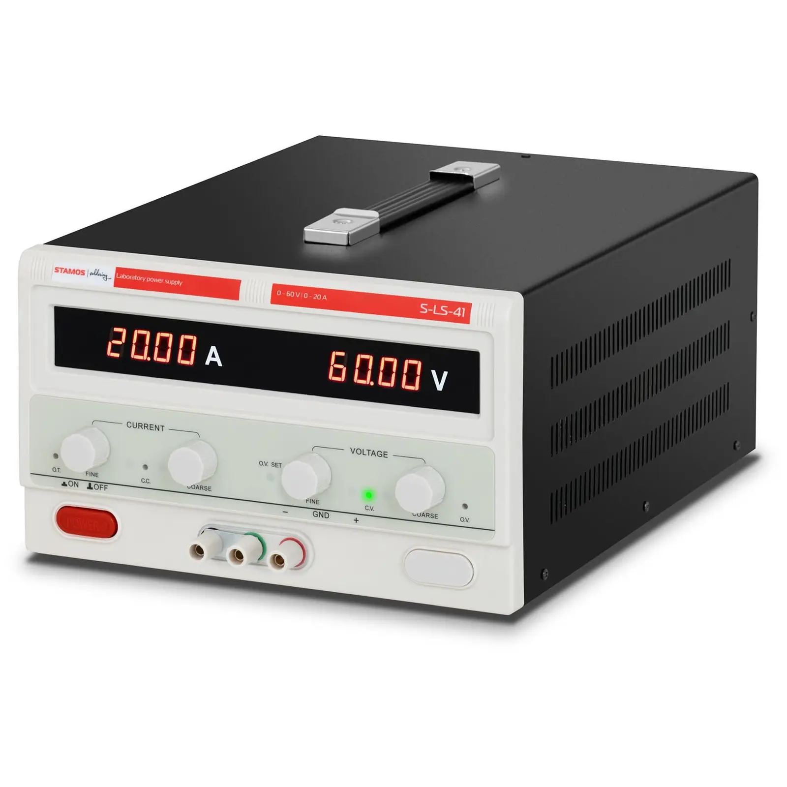 Andrahandssortering Labbaggregat - 0-60 V - 0-20 A DC - 1 200 W