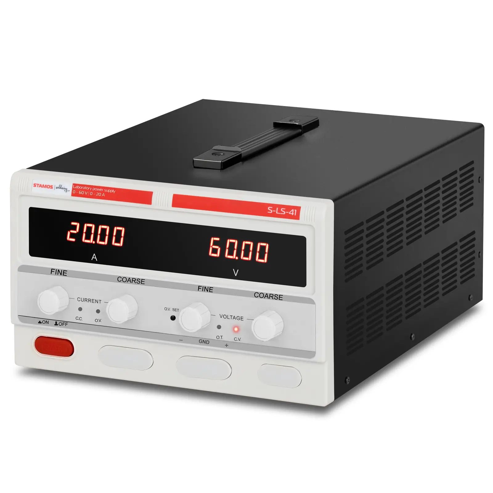 Strømforsyning - 0-60 V - 0-20 A DC - 1.200 W