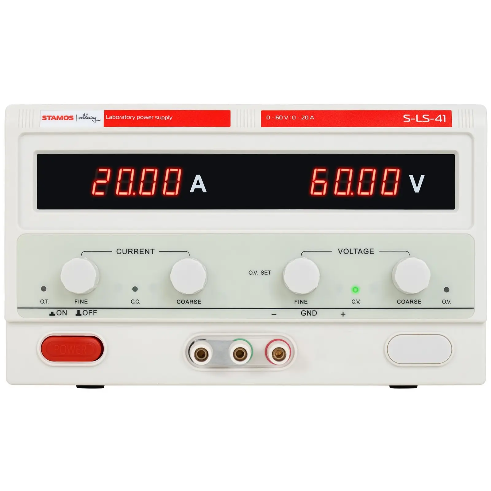 Labbaggregat - 0-60 V - 0-20 A DC - 1 200 W