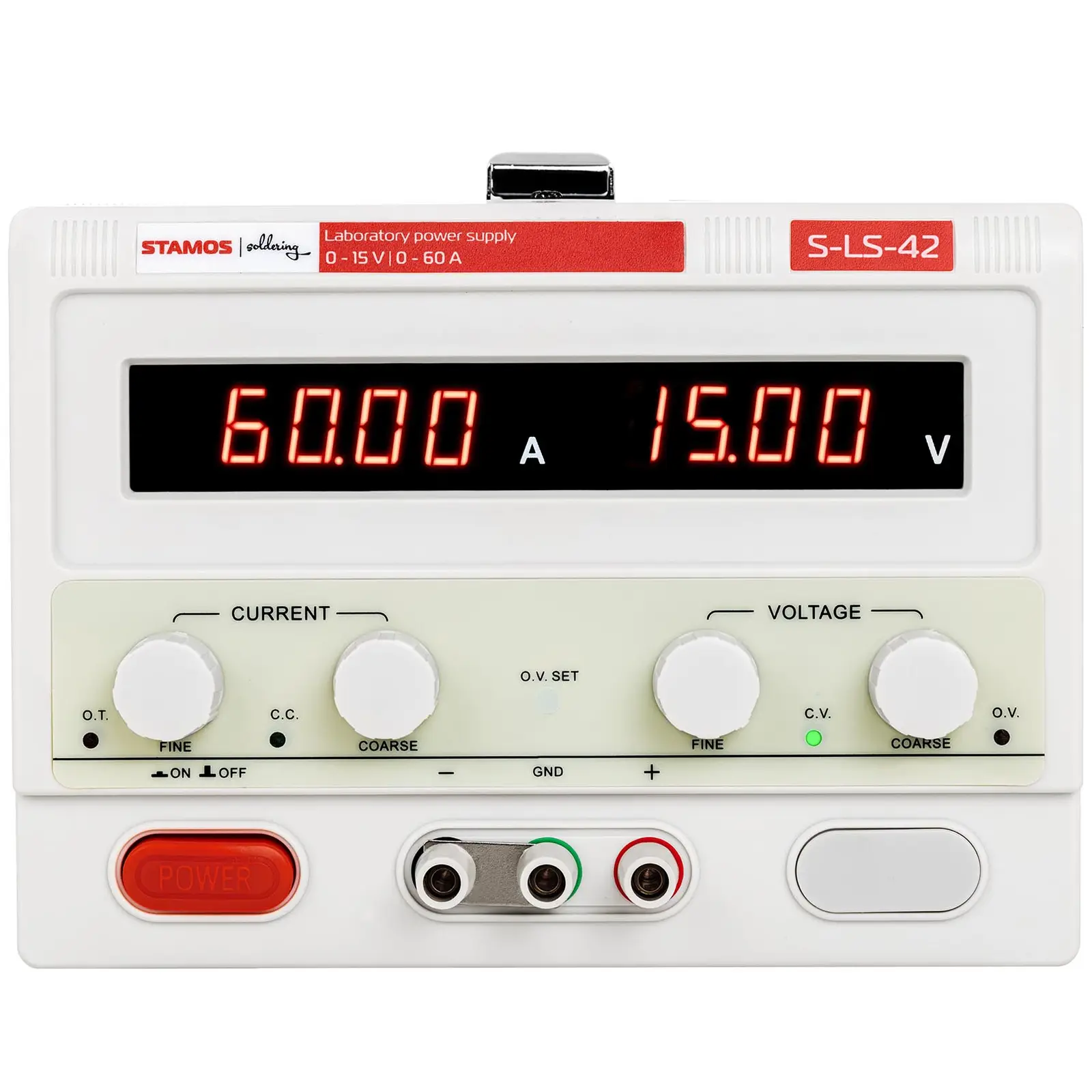Laboratorní zdroj - 0-15 V, 0-60 A DC, 900 W (Typ: PŘEPÍNÁNÍ)