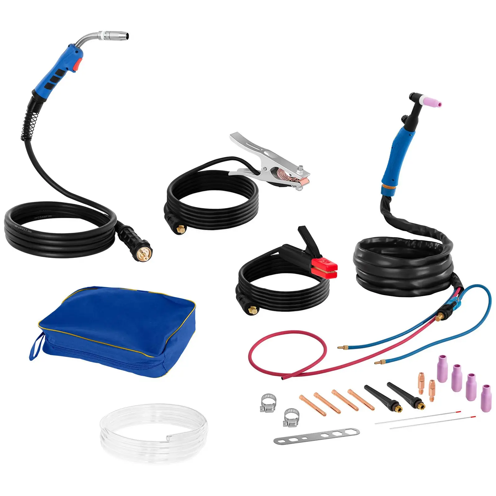Poste à souder combiné - 300 A - 400 V - MIG/MAG - TIG - MMA - FCAW (Câble TIG: 4 m)