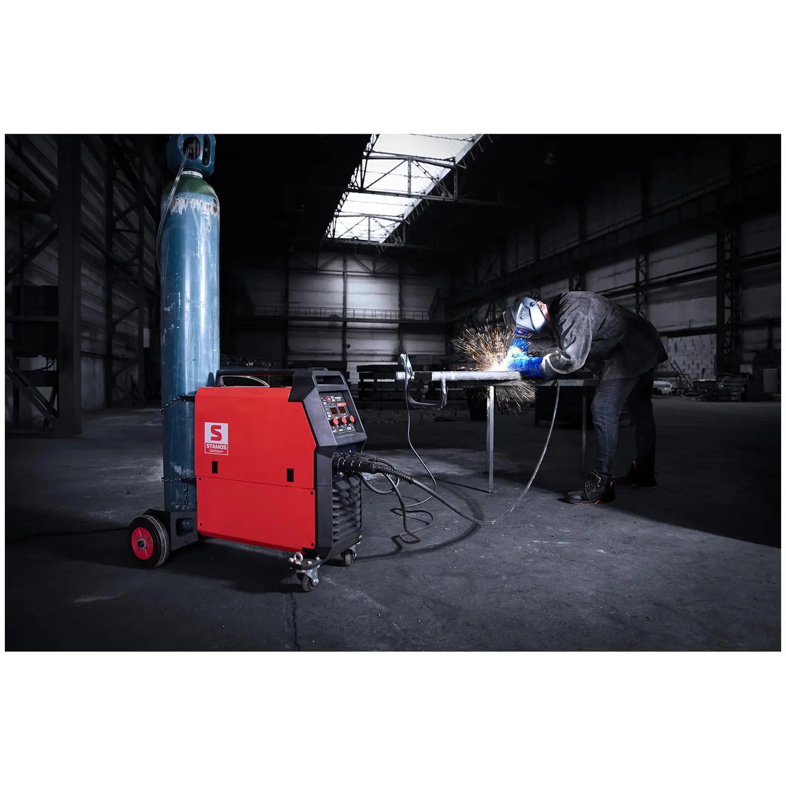 Poste à souder combiné - 300 A - 400 V - MIG/MAG - TIG - MMA - FCAW (Refroidissement à l'eau: Non)