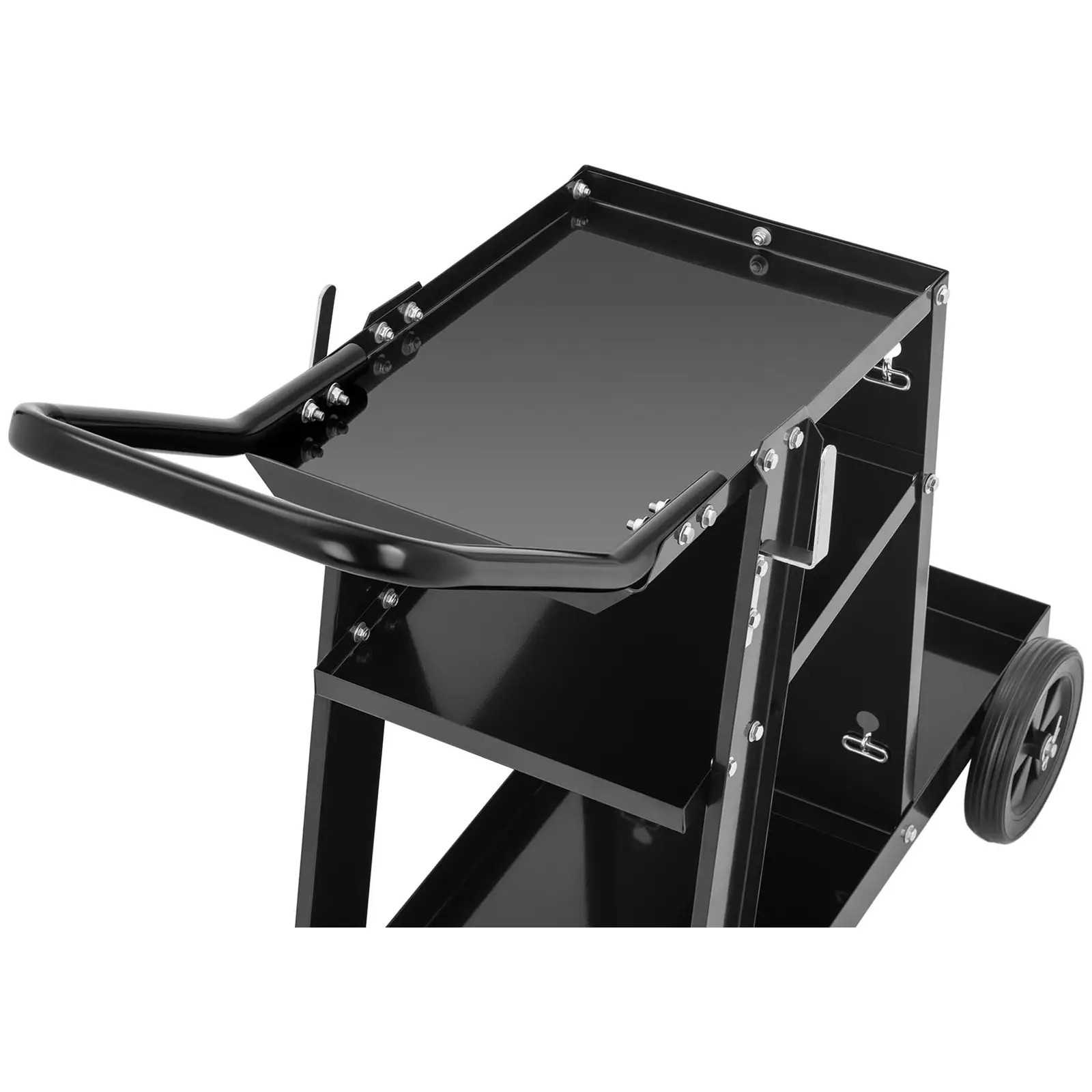 Vozík na svářečku - s držadlem- 3 police - 80 kg (Počet polic: 3 Pc)