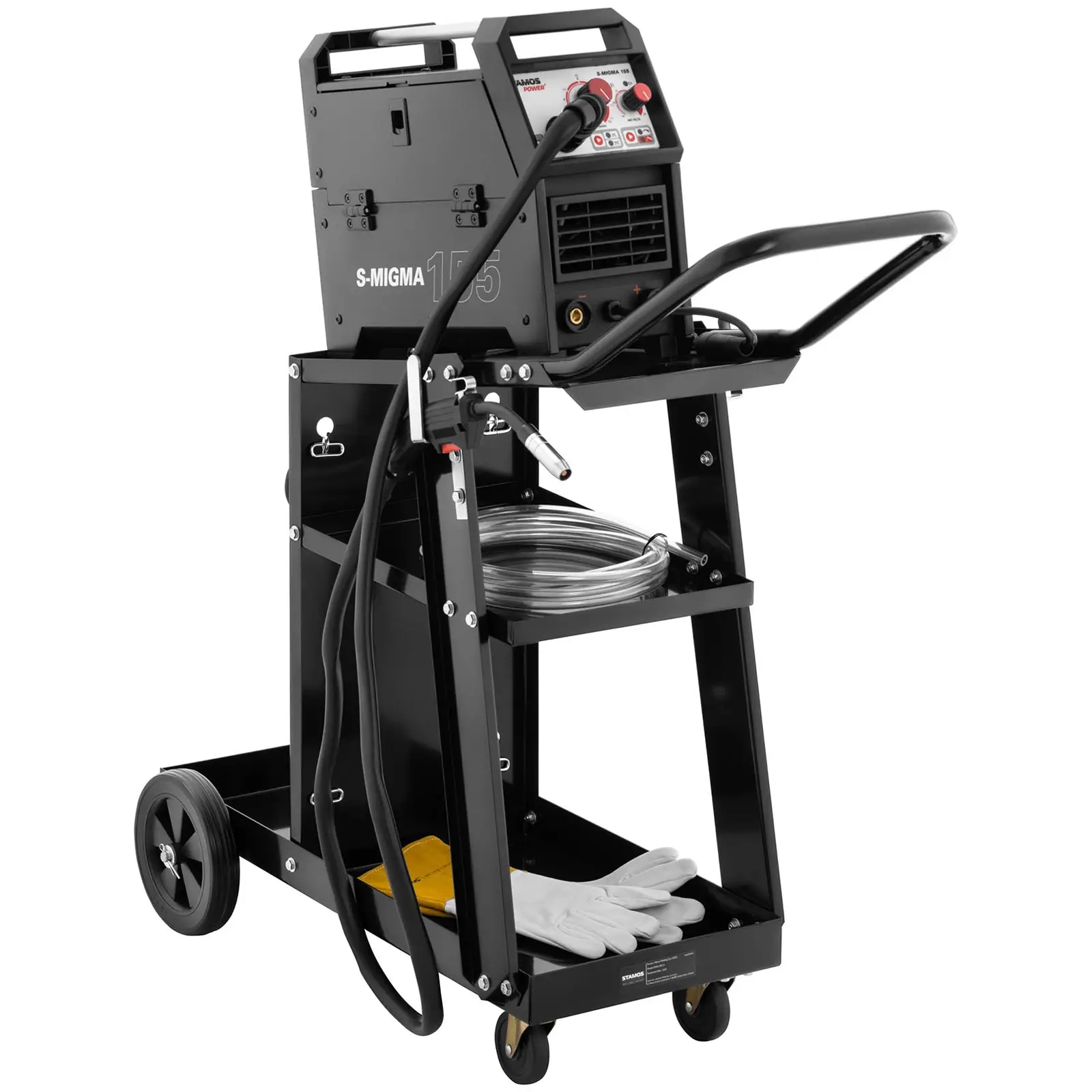 Welding Cart with Handle - 3 shelves - 80 kg