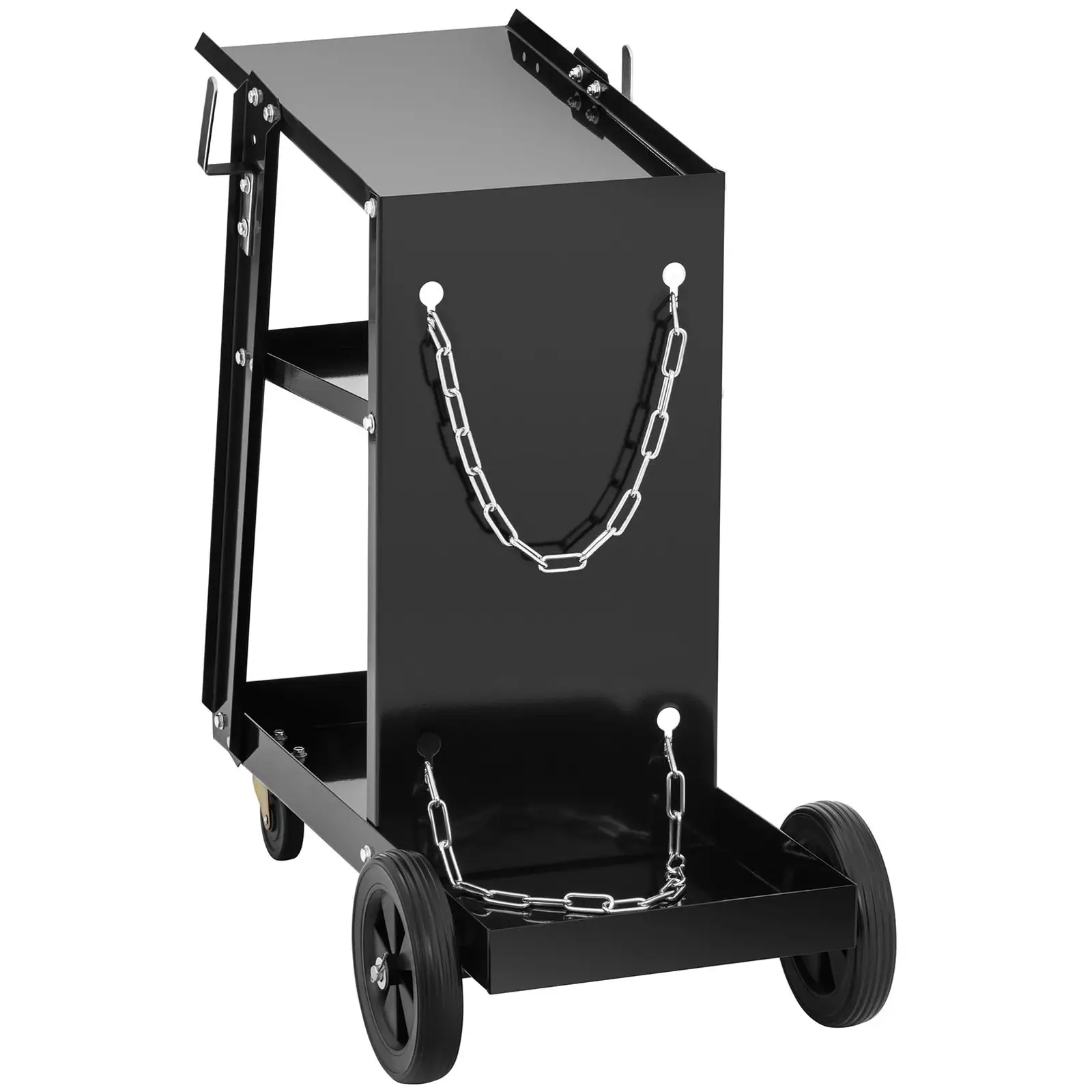 Chariot poste à souder - 3 étagères - 80 kg (Épaisseur acier: 1.5 mm)