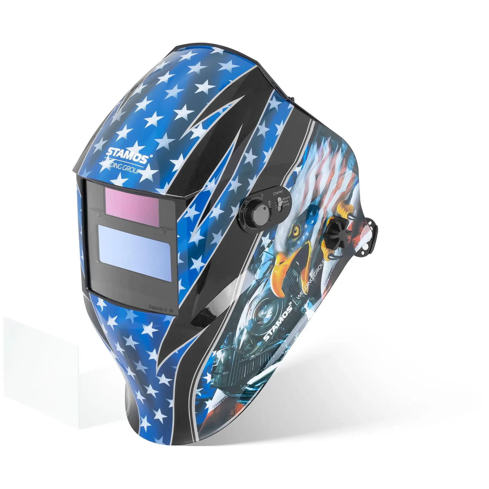 Casque De Soudure Automatique Metalator Expert Series - Protection DIN 4-13, Champ Large 100x65mm, Ultra Rapide 1/30000s