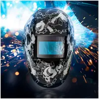 Welding Helmet - Black skull - advanced series