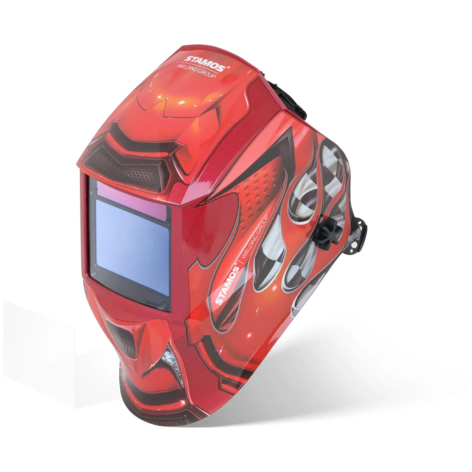 Welding Helmet - Red race - expert series