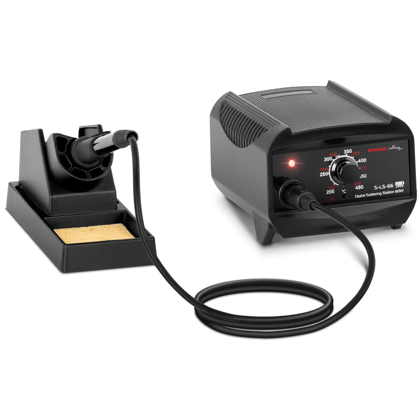 Estación de soldadura con cautín y soporte - 60 W - Imagen de producto