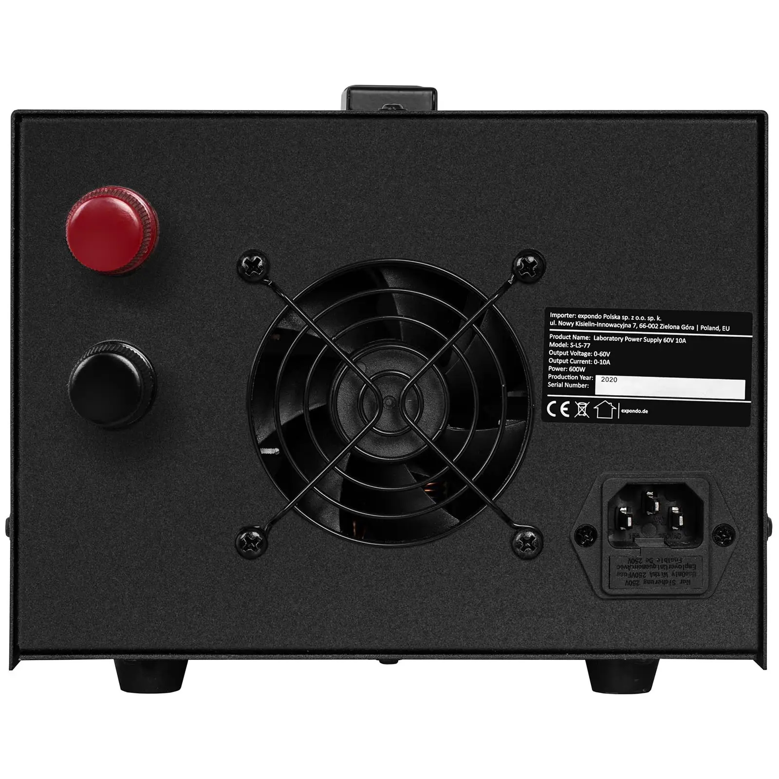 Laboratorní napájecí zdroj - 0-60 V - 0-10 A DC - 600 W (Výkon [W]: 600)