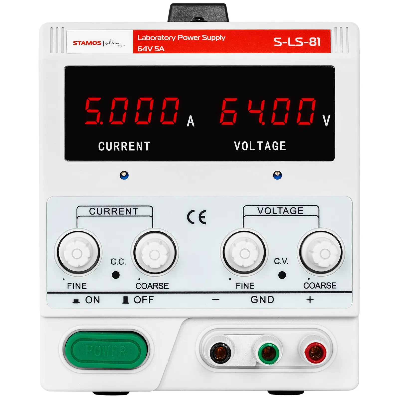 Laboratóriumi tápegység - 0-64 V - 0-5 A DC - 320 W