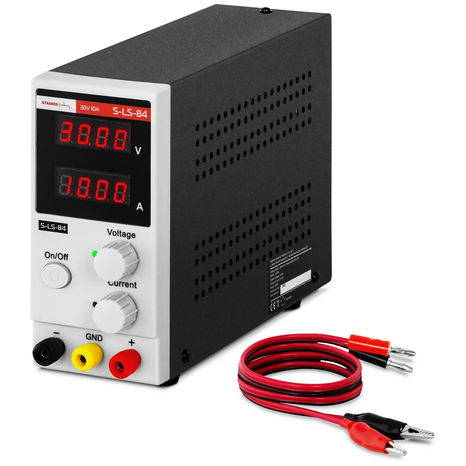 Laboratory Power Supply - 0-30 V - 0-10 A DC - 300 W