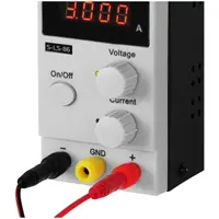 Laboratórny zdroj - nastaviteľný 0 – 100 V - 0 – 3 A