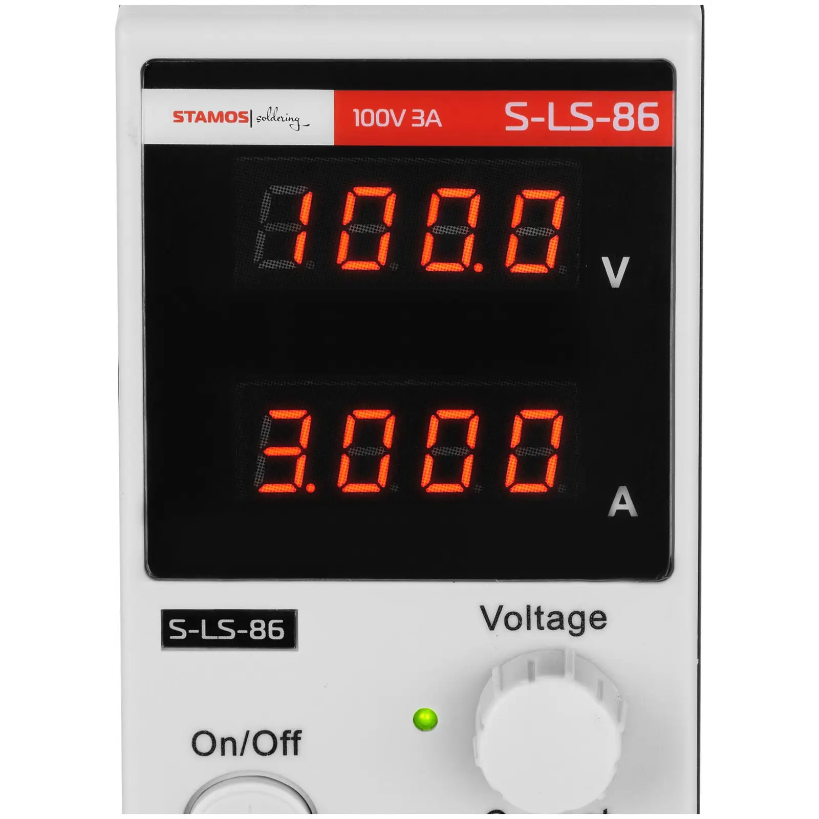 Fuente de alimentación para laboratorio - 0-100 V - 0-3 A DC - 300 W