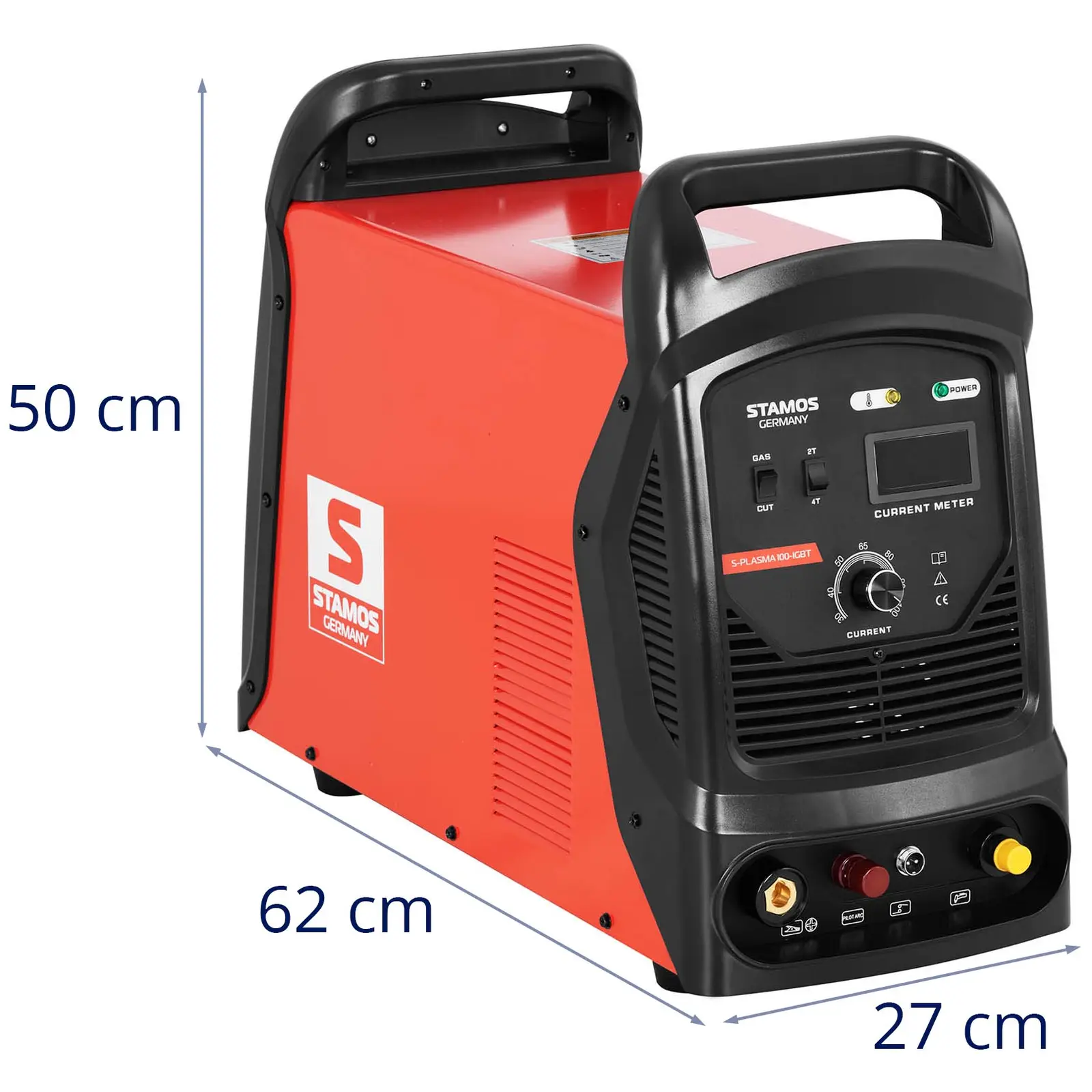 Plazmová řezačka - 100 A - 400 V (Vodní chlazení: Ne)