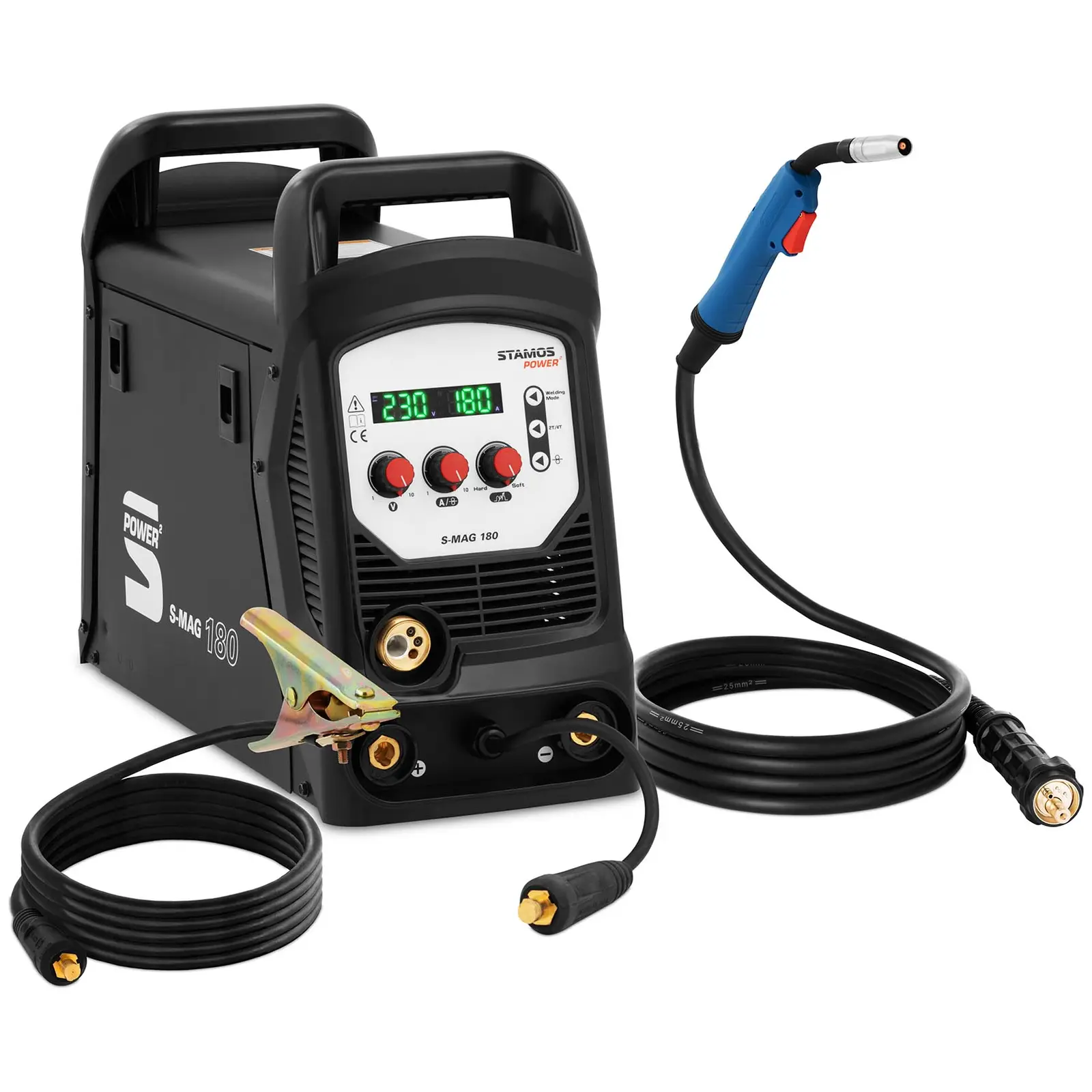 B-varer MIG/MAG sveisemaskin - 180 A - 2/4 syklus - 230 V