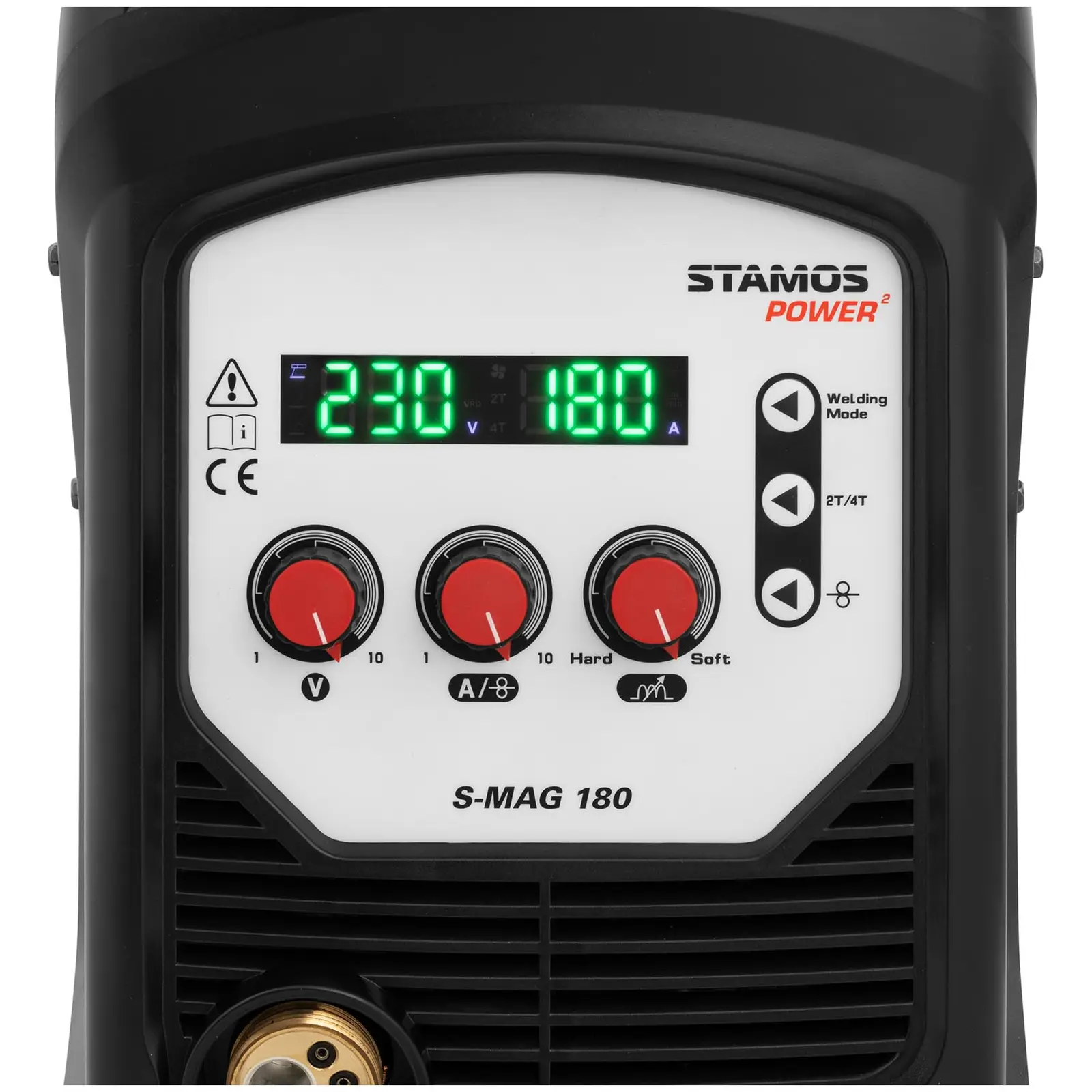 B-varer MIG/MAG sveisemaskin - 180 A - 2/4 syklus - 230 V (2T / 4T: Ja)