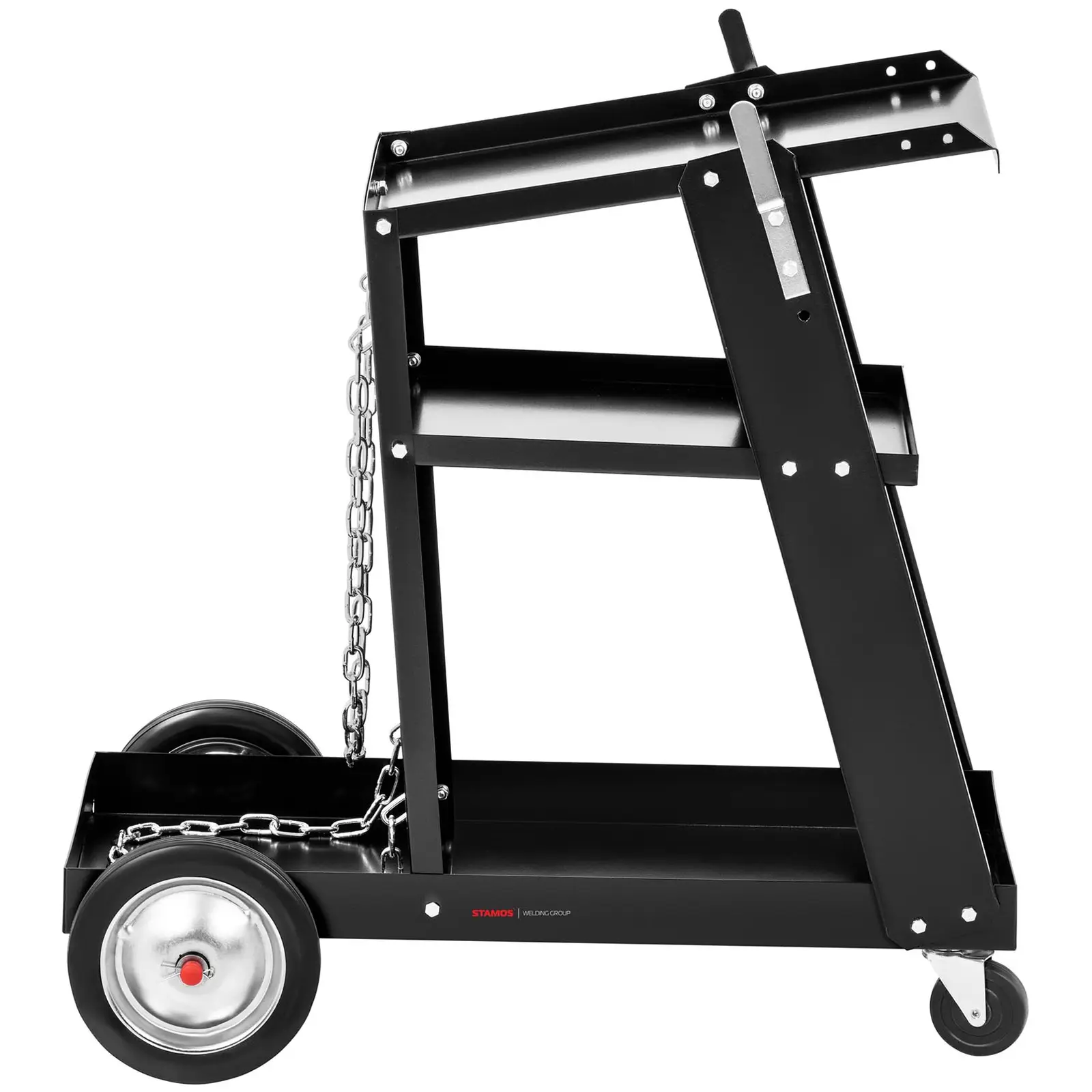 Carrello porta saldatrice - 3 superfici di appoggio - 80 kg