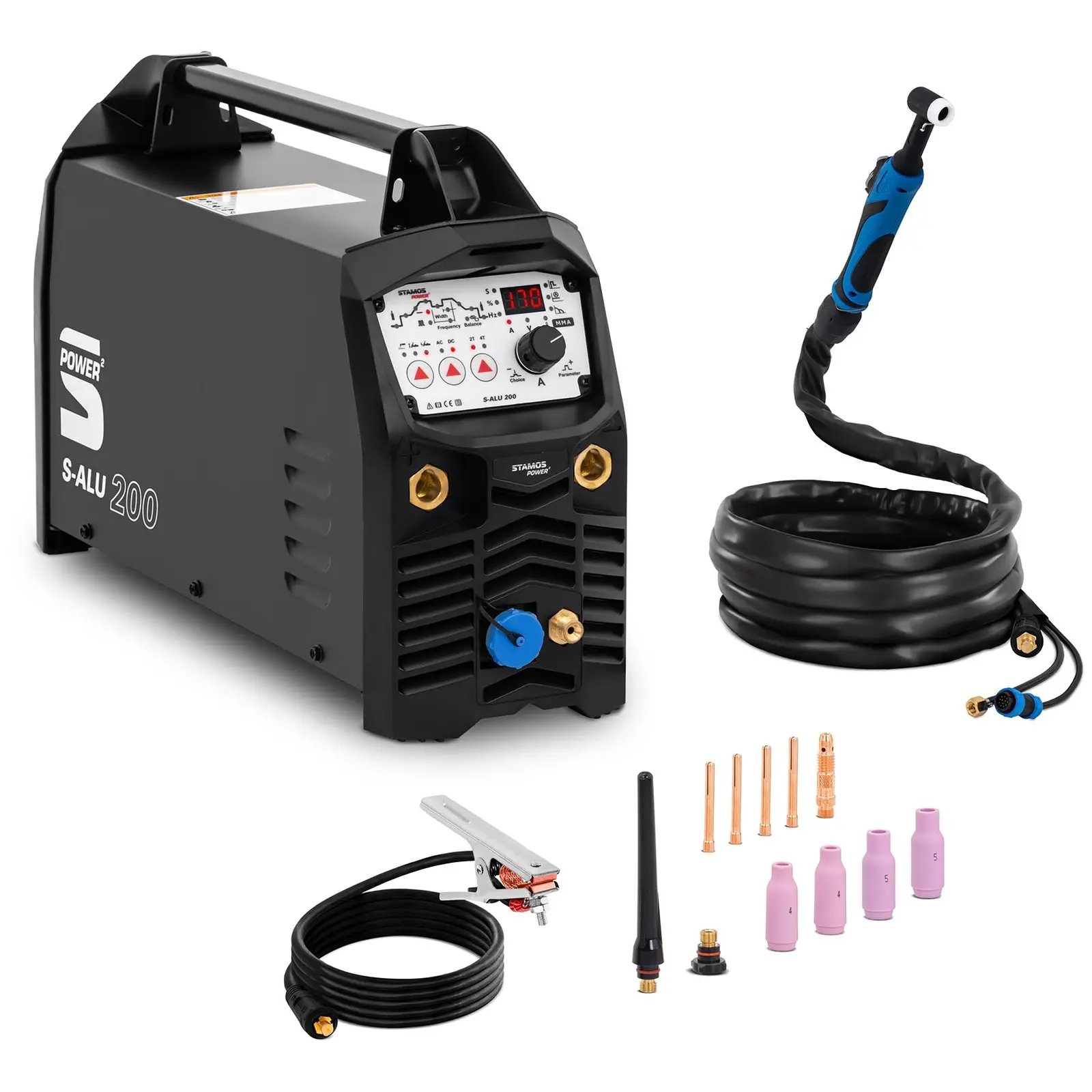 Factory second TIG Welder - TIG AC/DC - 200 A - digital - MMA - pulse - Product Image
