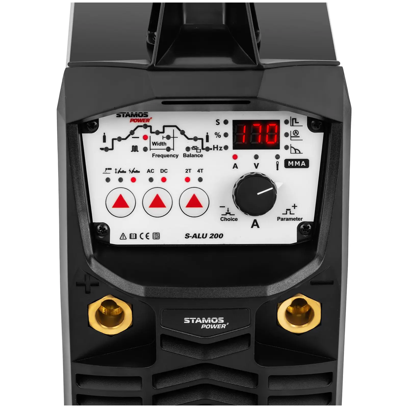 Aparat de sudură TIG - TIG AC/DC - 200 A - digital - MMA - impulsuri (2T / 4T: Da)