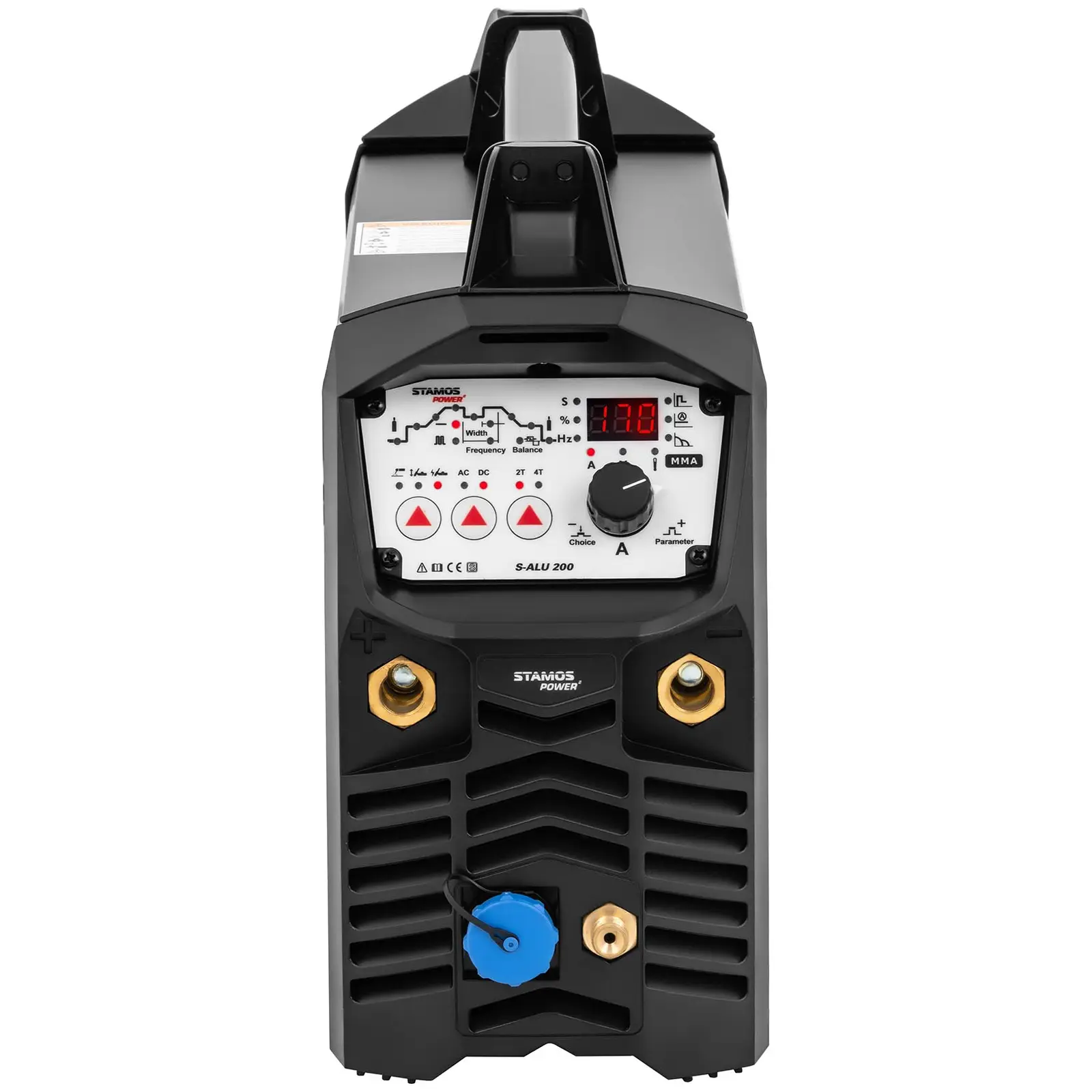 Aparat de sudură TIG - TIG AC/DC - 200 A - digital - MMA - impulsuri (Hot Start: Da)