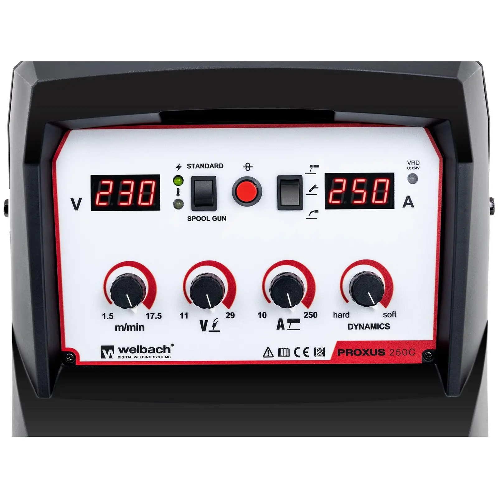 B-zboží MIG/MAG svářečka - 250 A - digitální - MMA (2T / 4T: Ne)