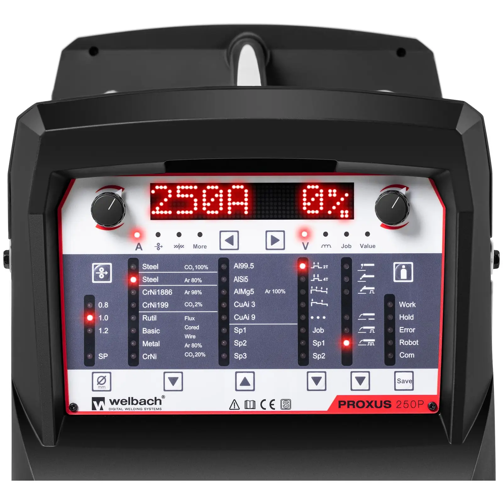 MIG-MAG-svejser - 270 A - Synergic impulsfunktion - MMA