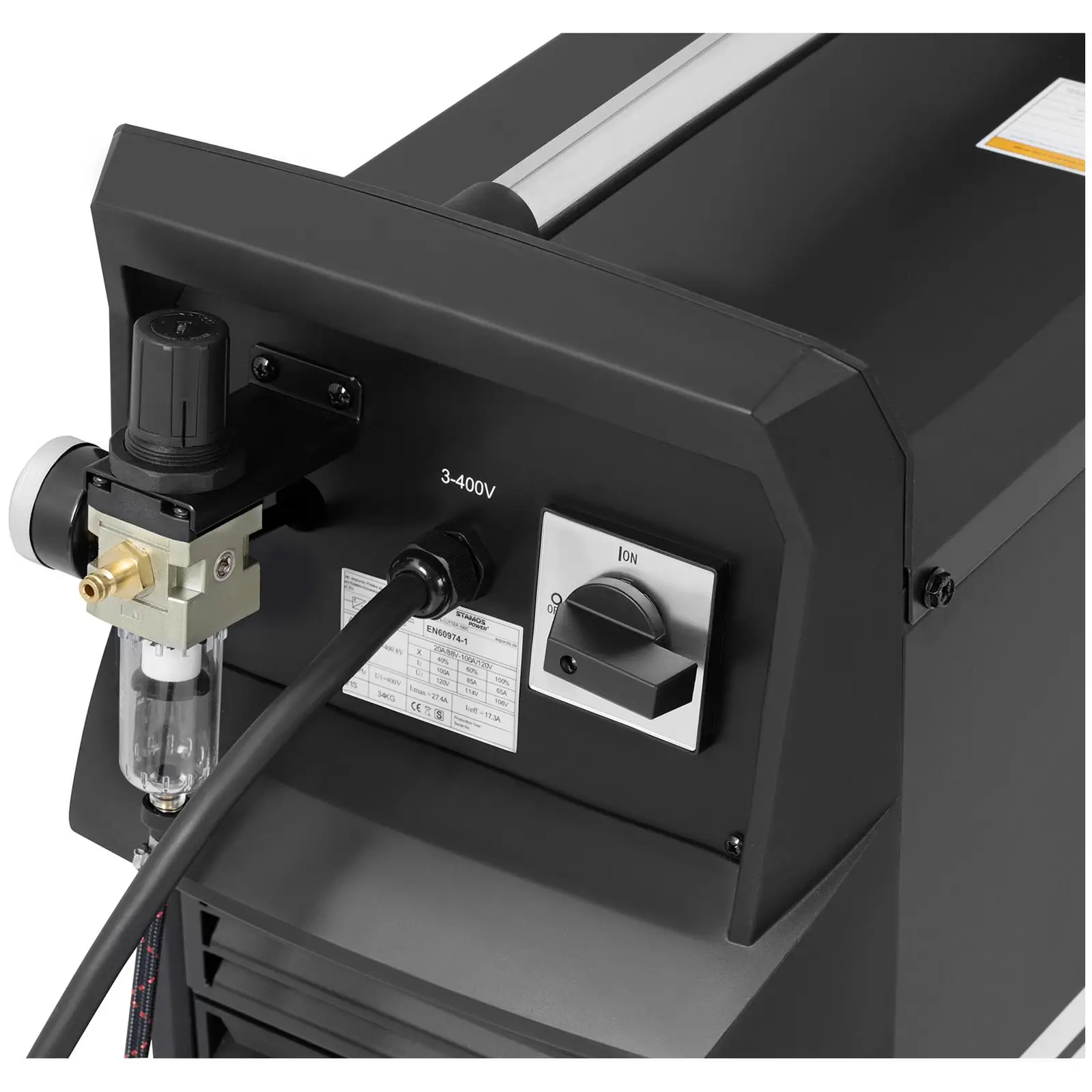 Plasmaschneider - 120 A - 400 V - 45 mm (Plasmaschlauchpaket: 5 m)