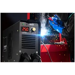 Elektrodni varilnik - 250 A - 8 m kabla - Hot Start - PRO