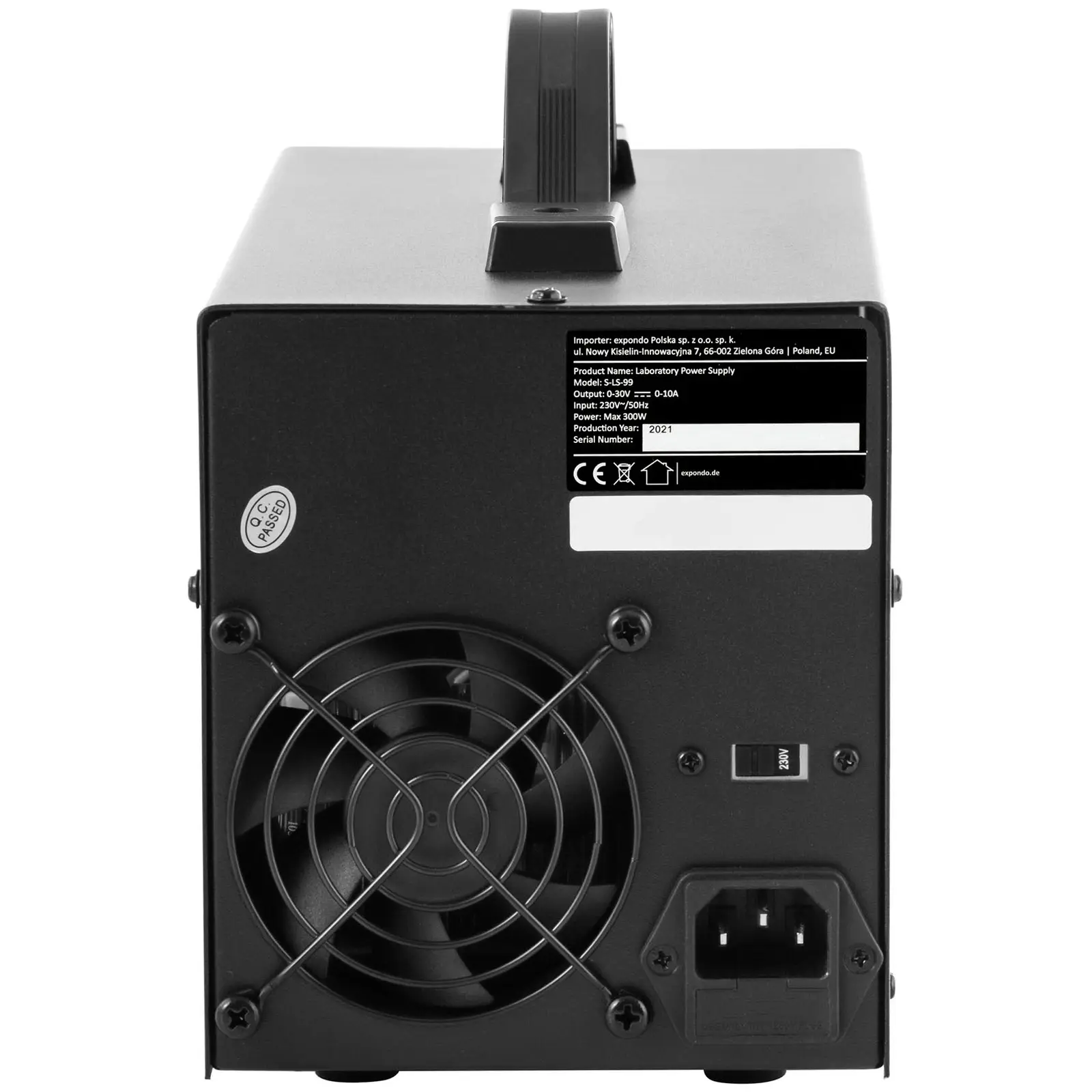 Alimentation de laboratoire - 0 - 30 V - 0 - 10 A CC - 300 W - Écran LED à 4 chiffres - USB