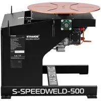 Welding Turntable - 500 kg - table inclination 0 - 140° - foot pedal