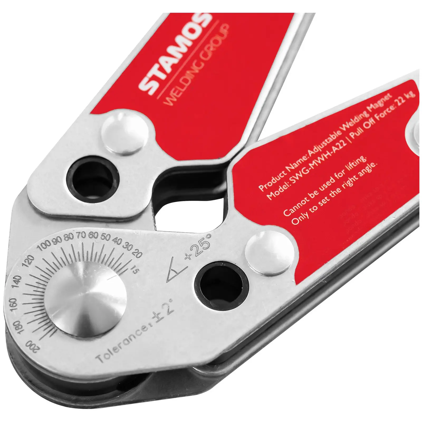 Schweißwinkel - 20–200° - 22 kg (E-Hand: Nein)