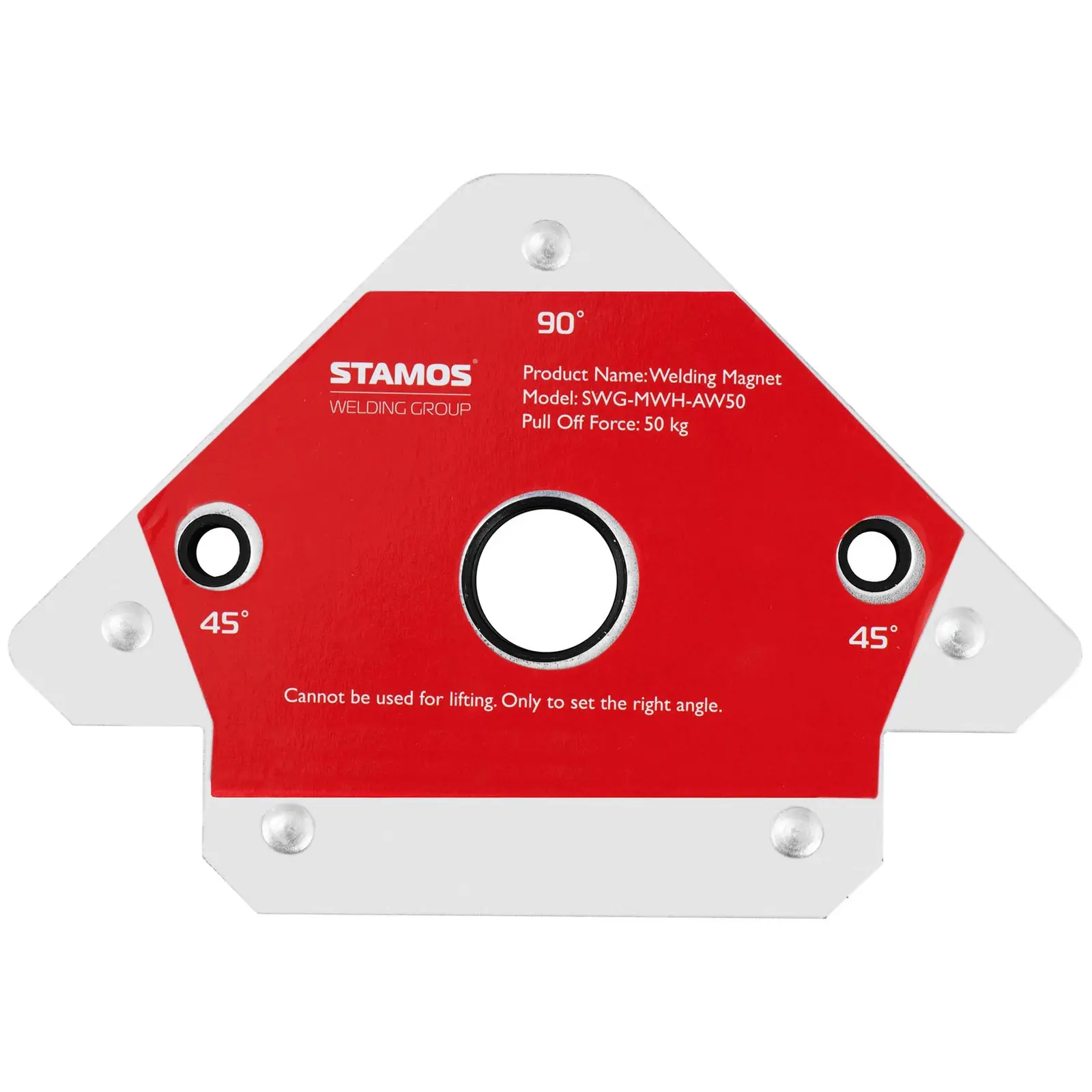 Svejsemagnet - 45/90/135° - 50 kg