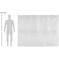 Manta de soldadura - fibra de vidrio - 236 x 174 cm - hasta 1000 °C