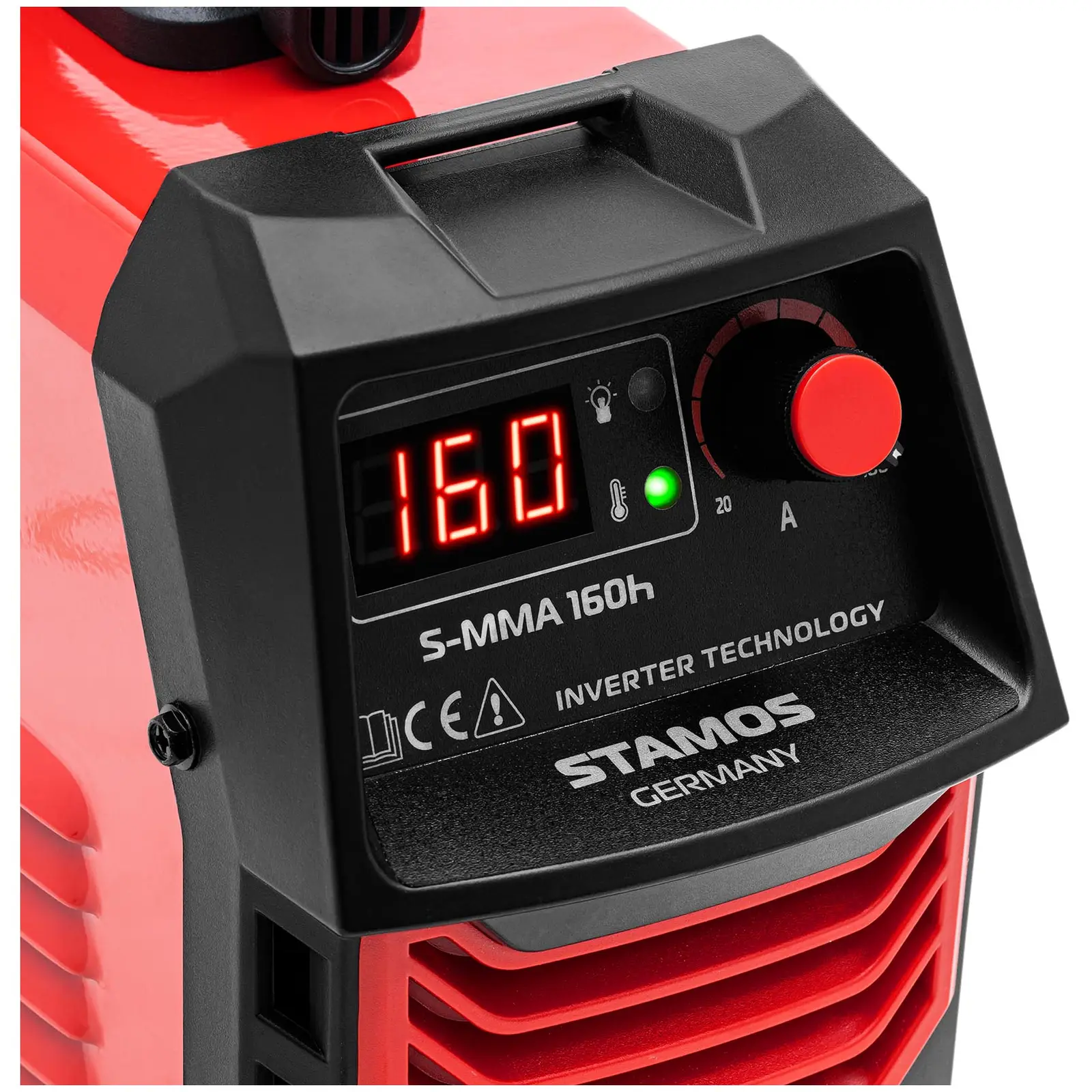 Poste à souder inverter - 160 A - Facteur de marche 60% - Arc Force - Hot Start - Anti-Stick (Facteur de marche à [%]: 60)